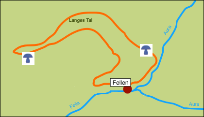 Blauer Pilz - Rundwanderweg