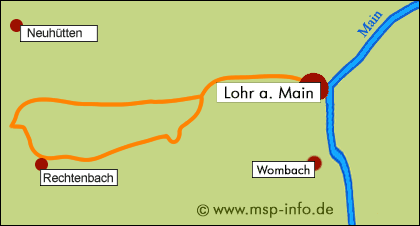 Lohr - Rechtenbach und zurück