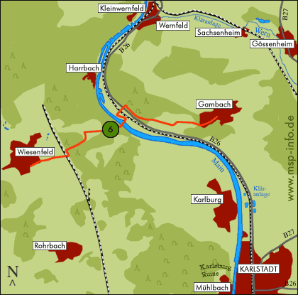 Wanderweg Gambach-Wiesenfeld