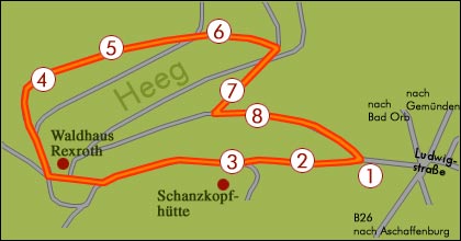 Waldlehrpfad in Lohr a. Main