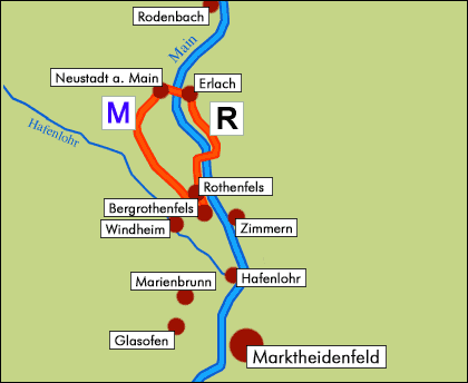 Rundwanderung Rothenfels - Erlach - Neustadt