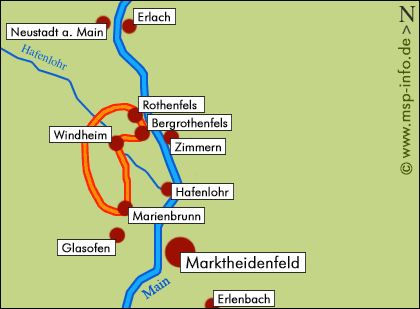 Rundwanderung Rothenfels - Marienbrunn - Wachengrund