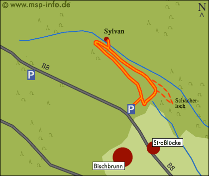 Wanderung von Stra&szlig;l&uuml;cke zum Sylvan