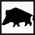 schwarzes Wildschwein