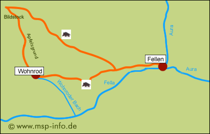 Wildschwein - Rundwanderweg