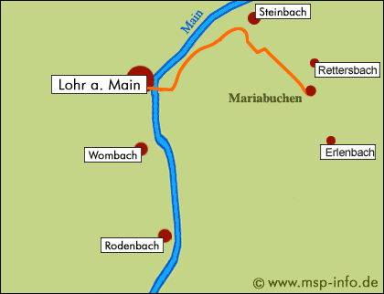 Radtour Lohr - Mariabuchen