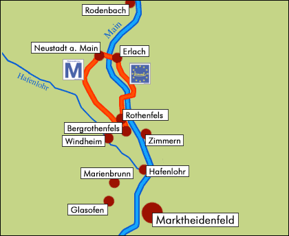 Rundwanderung Rothenfels - Erlach - Neustadt