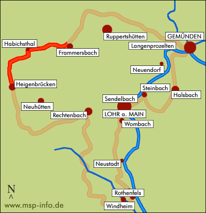 Wanderung Frammersbach - Heigenbr&uuml;cken